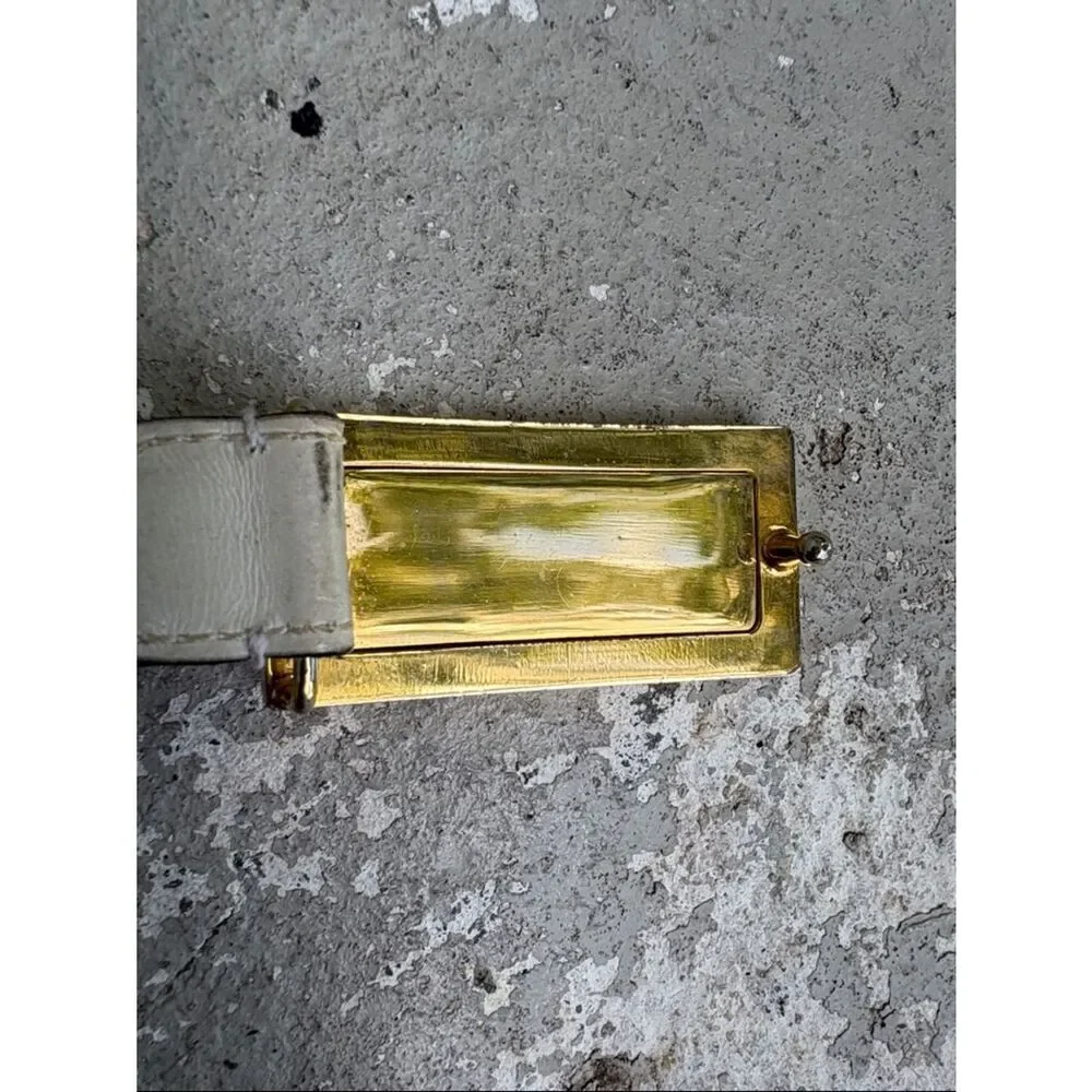Emilio Pucci vintage 1970s white belt